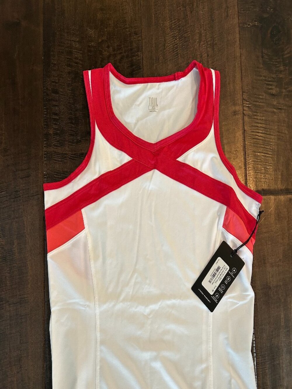 NWT TAIL ACTIVEWEAR Colorblock Racerback Golf Tennis Tank Top Size XS